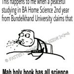 Mah book is science FGR