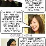 Peaceful woman vs rational girl FGR