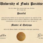 University degree peaceful FGR